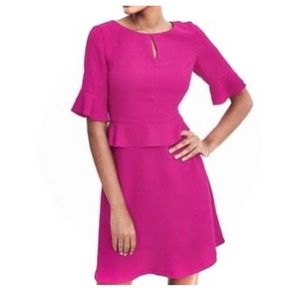 Banana Republic peplum waist dress